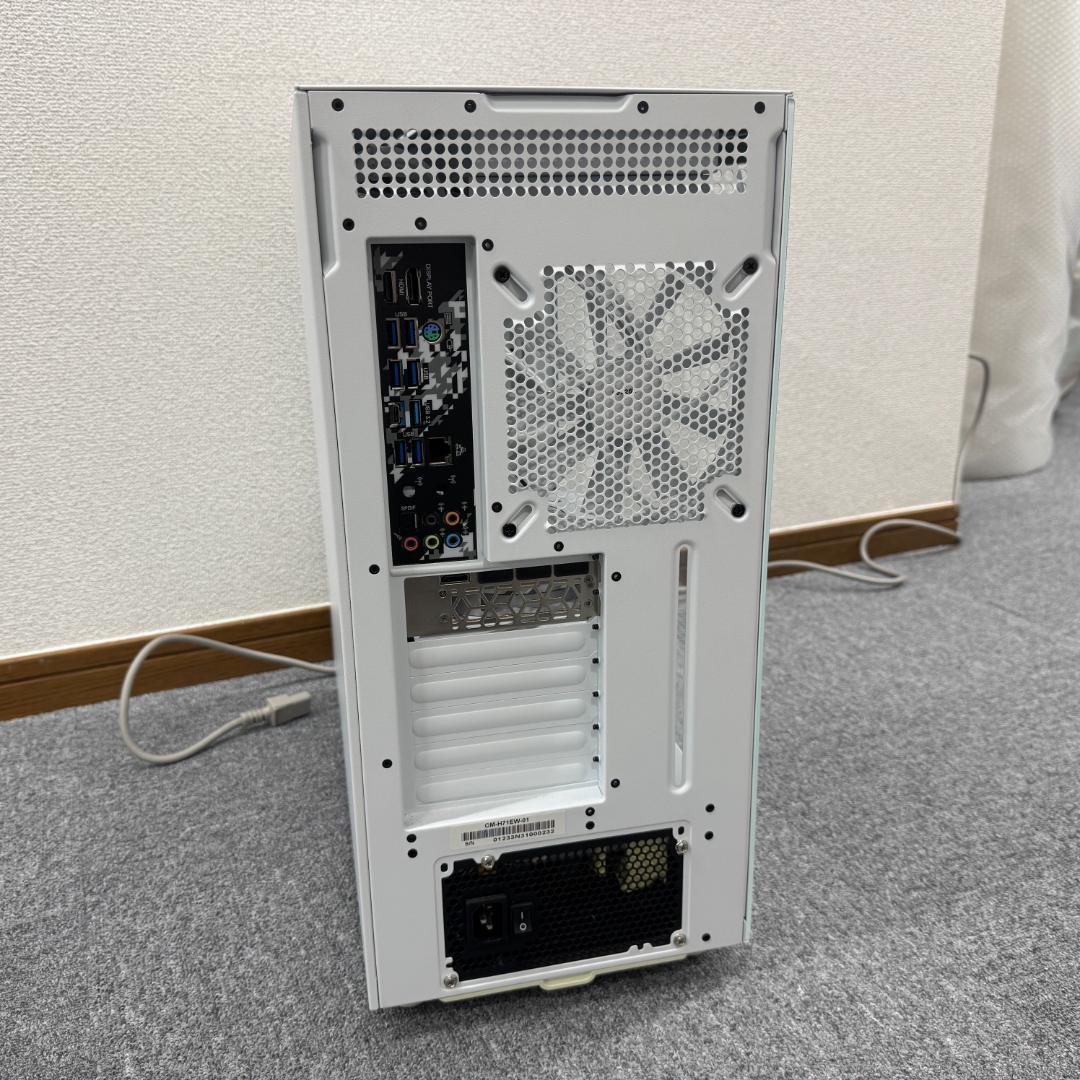 【白い高性能ゲーミングPC】Ryzen 7 RTX4060Ti 16GBNVMe