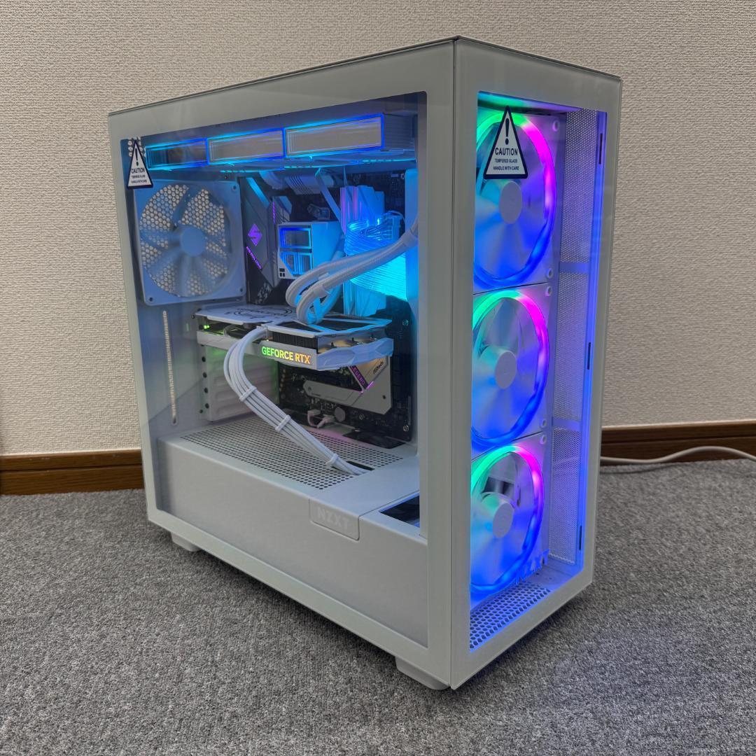 【白い高性能ゲーミングPC】Ryzen 7 RTX4060Ti 16GBNVMe
