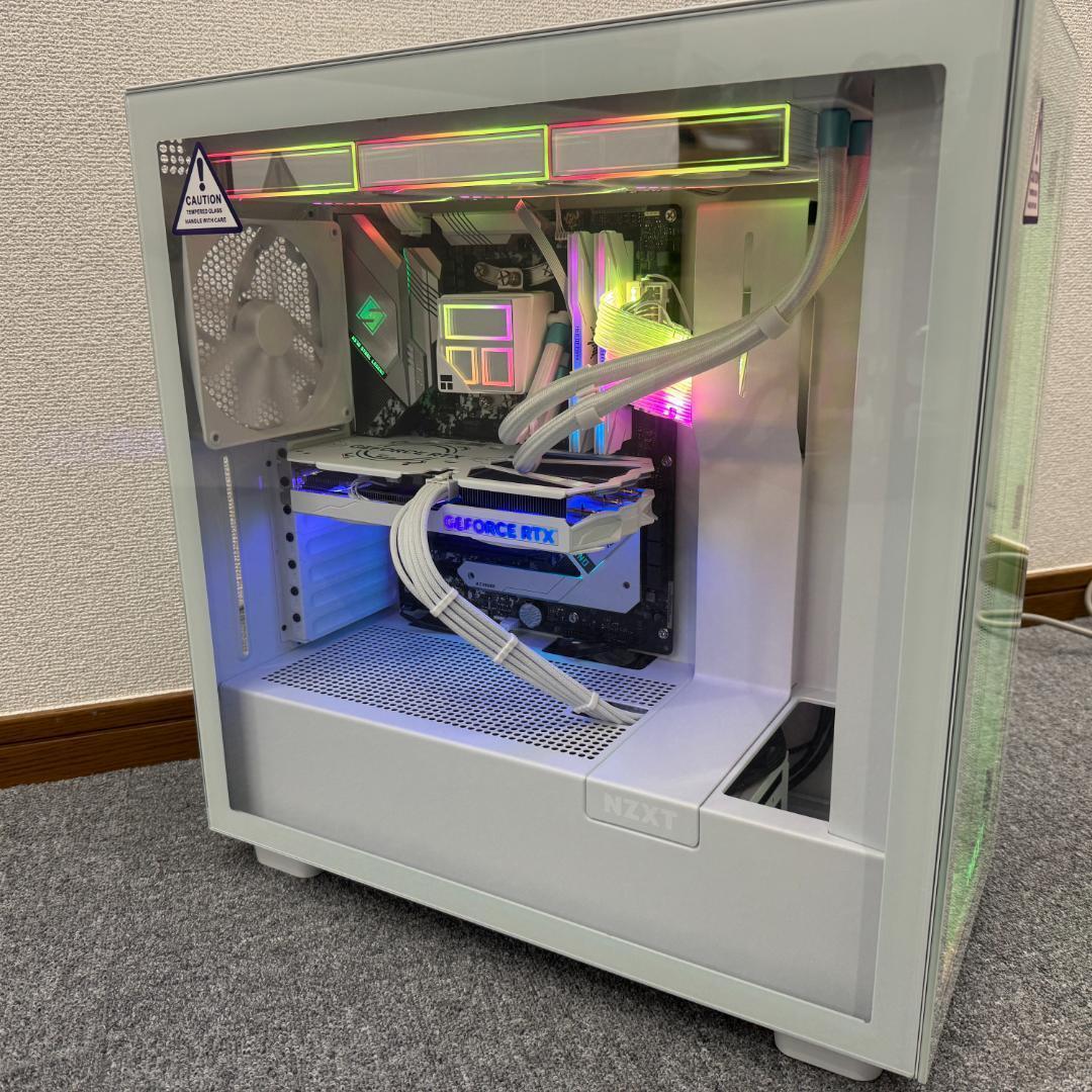 【白い高性能ゲーミングPC】Ryzen 7 RTX4060Ti 16GBNVMe