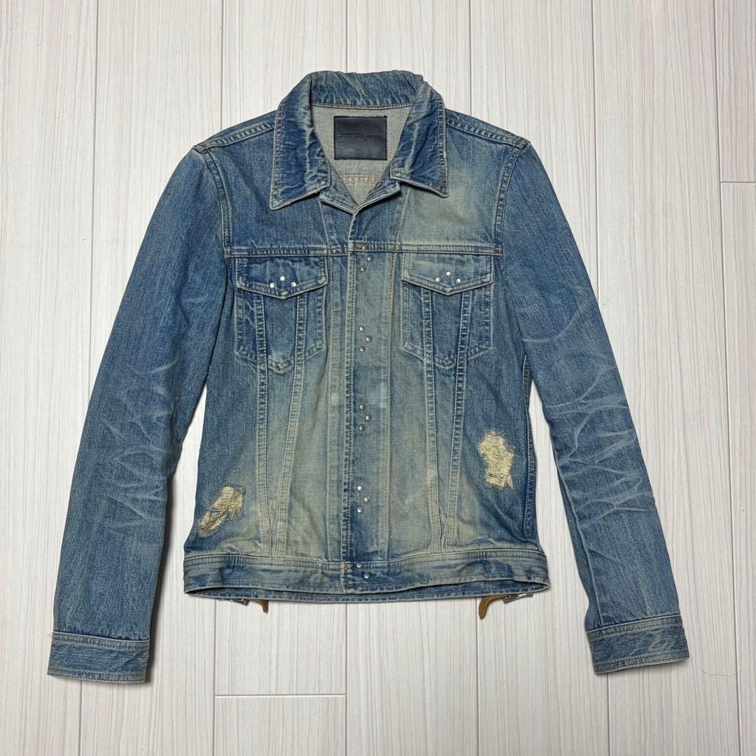 ISAMU KATAYAMA BACKLASH スタッズ デニムジャケット