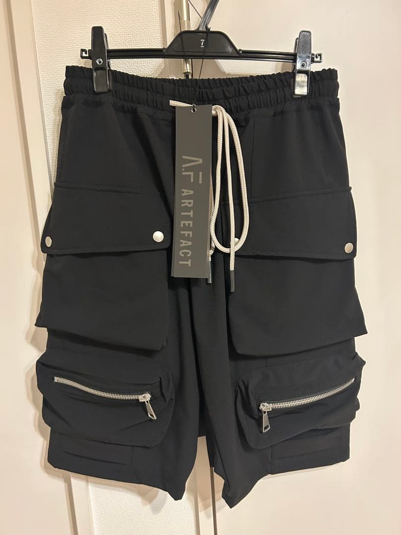 最終値下げ！新作新品A.F ARTEFACTストレッチカーゴサルエルハーフパンツ