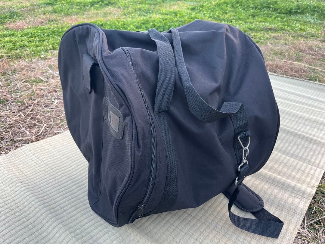 エイサー太鼓 大太鼓 本皮張り30cm ケース付き 中古美品