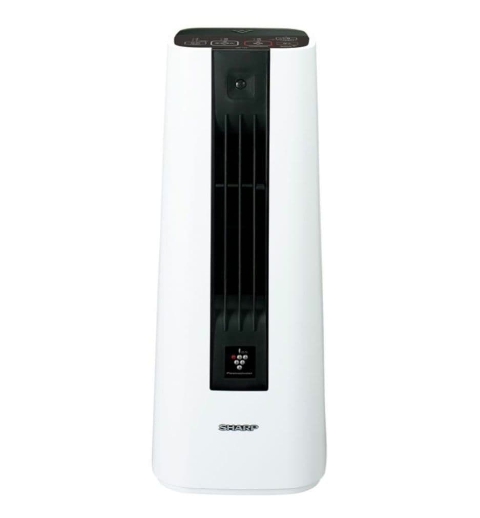 SHARP シャープセラミックファンヒーター　人感センサーWH