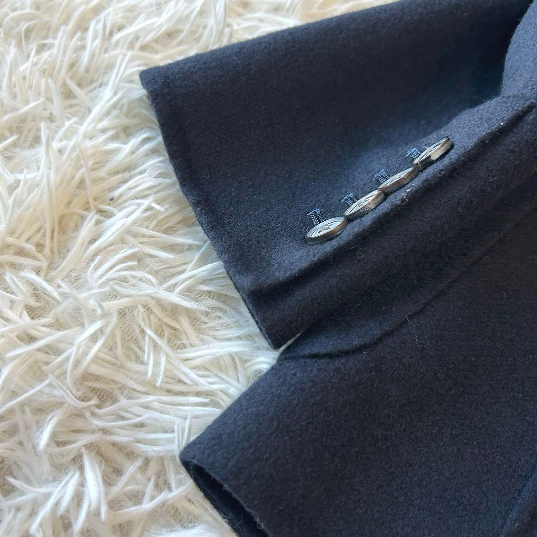 美品　トゥモローランド　カシミヤダブルフェイスメルトン　テーラードジャケット　S