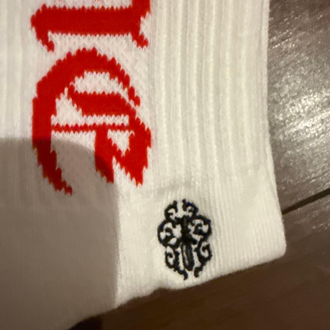 【新品未使用】【赤のみ】クロムハーツ　靴下