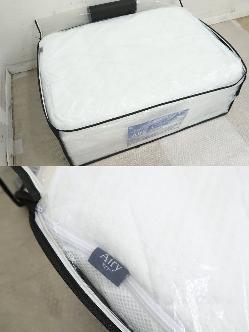 未使用保管品★アイリスオーヤマ【カスタムエアリー】シングルマットレス・三つ折り
