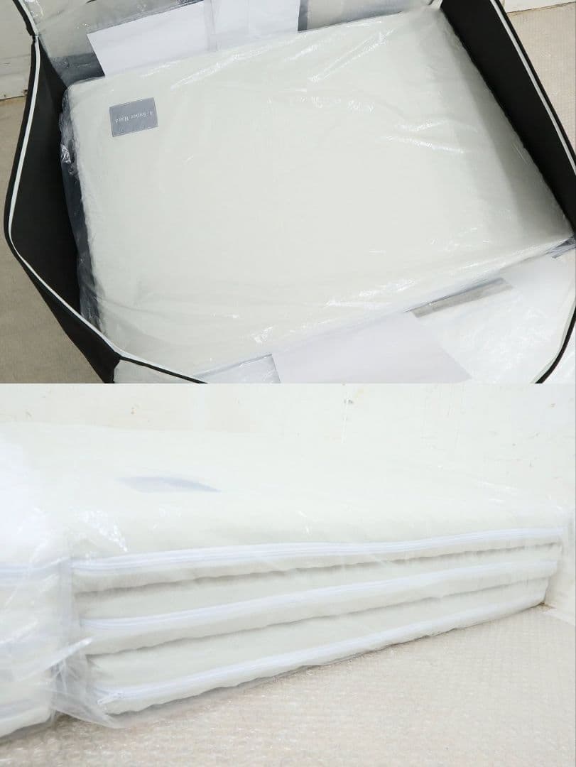 未使用保管品★アイリスオーヤマ【カスタムエアリー】シングルマットレス・三つ折り