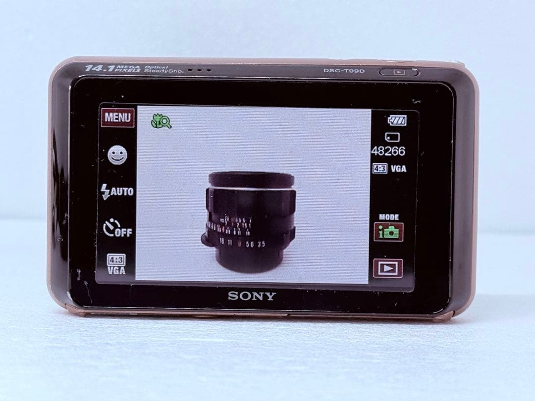 SONY DSC-T99D ブラウン 動作確認済 コンデジ ラグジュアリー