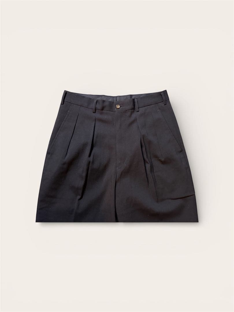 80s コムデギャルソンオムプリュス ボンタン型 スラックス 紺