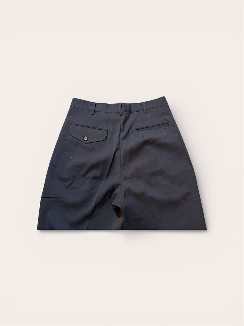 80s コムデギャルソンオムプリュス ボンタン型 スラックス 紺