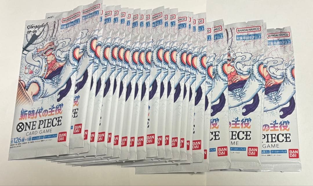 ワンピースカードゲーム　新時代の主役　box 箱付き　22パック