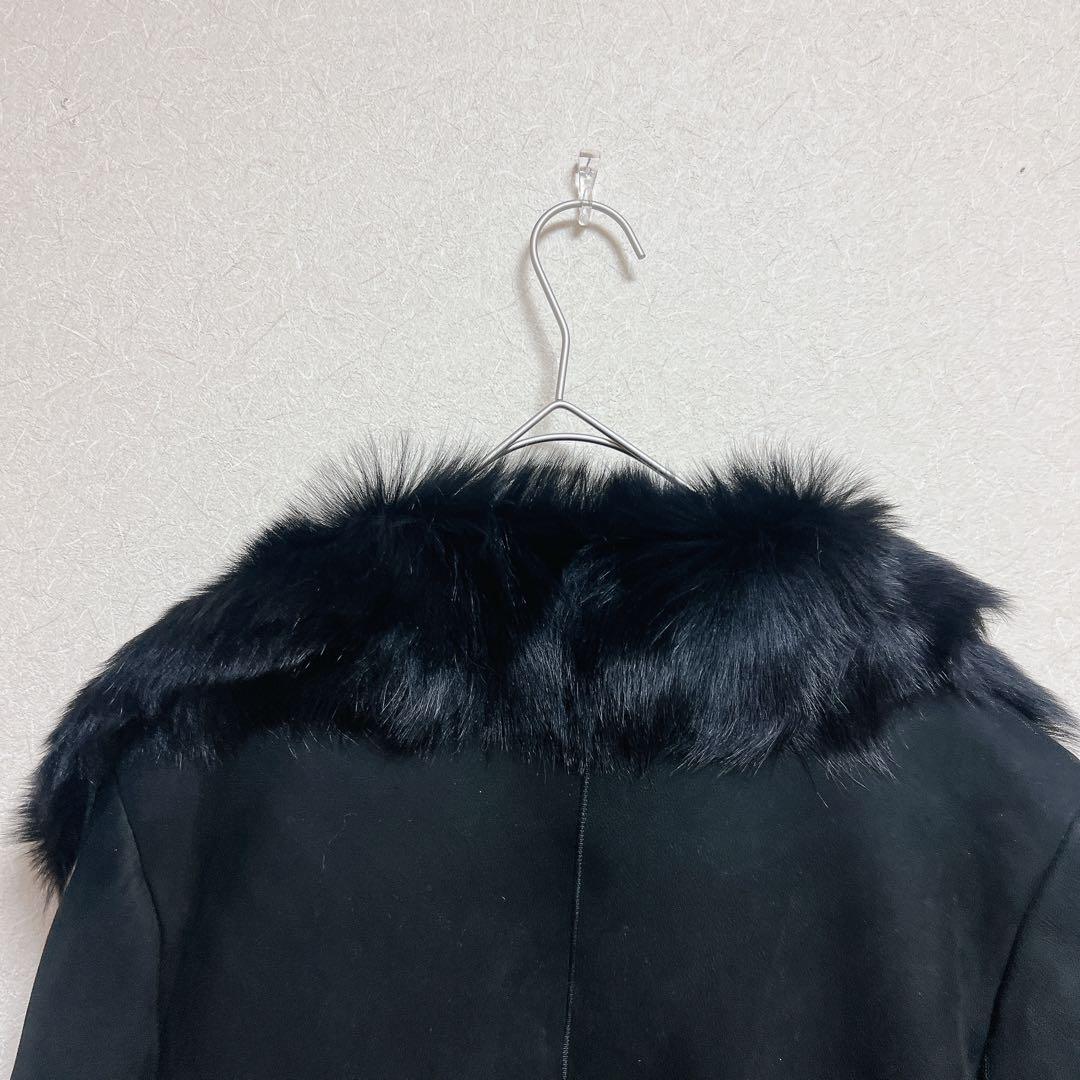 トスカーナムートン　JOSEPH ジョゼフ　ムートンコートS 黒　リアルファー