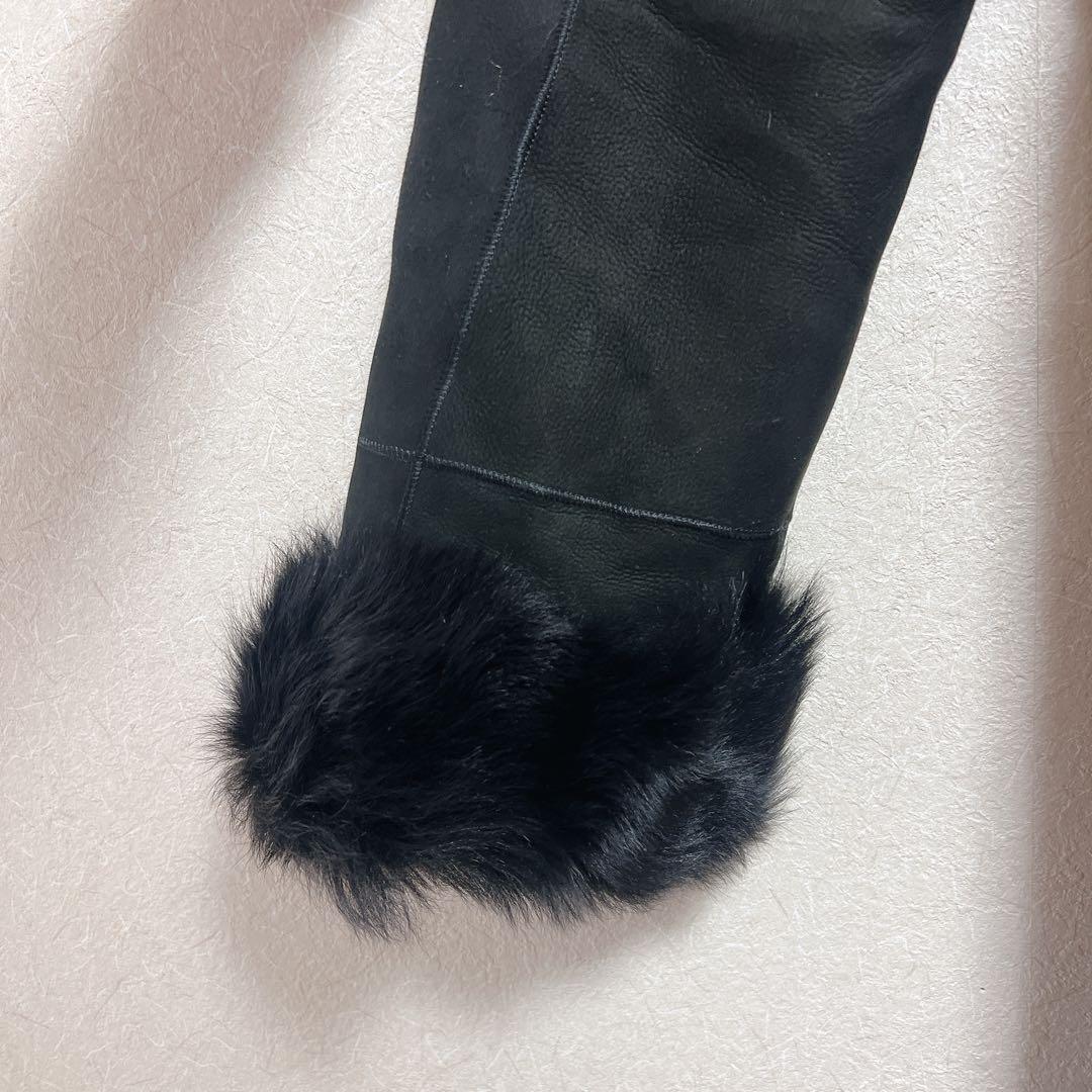 トスカーナムートン　JOSEPH ジョゼフ　ムートンコートS 黒　リアルファー