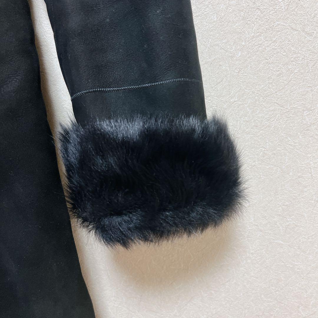 トスカーナムートン　JOSEPH ジョゼフ　ムートンコートS 黒　リアルファー