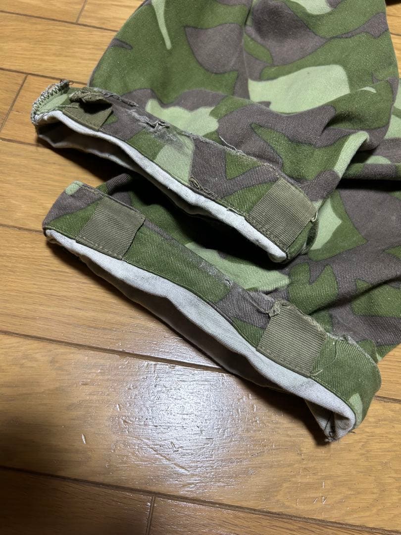 60s 実物フィンランド軍M62リバーシブルオーバーカーゴパンツ