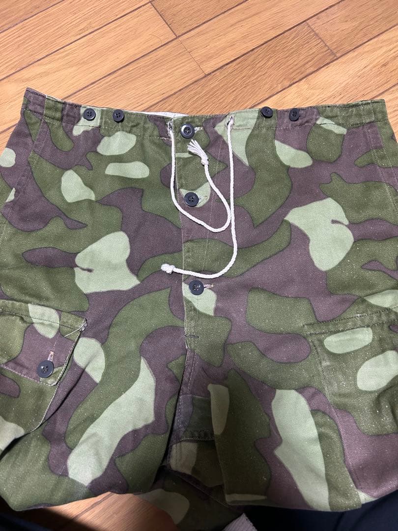60s 実物フィンランド軍M62リバーシブルオーバーカーゴパンツ