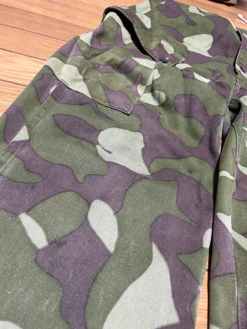 60s 実物フィンランド軍M62リバーシブルオーバーカーゴパンツ