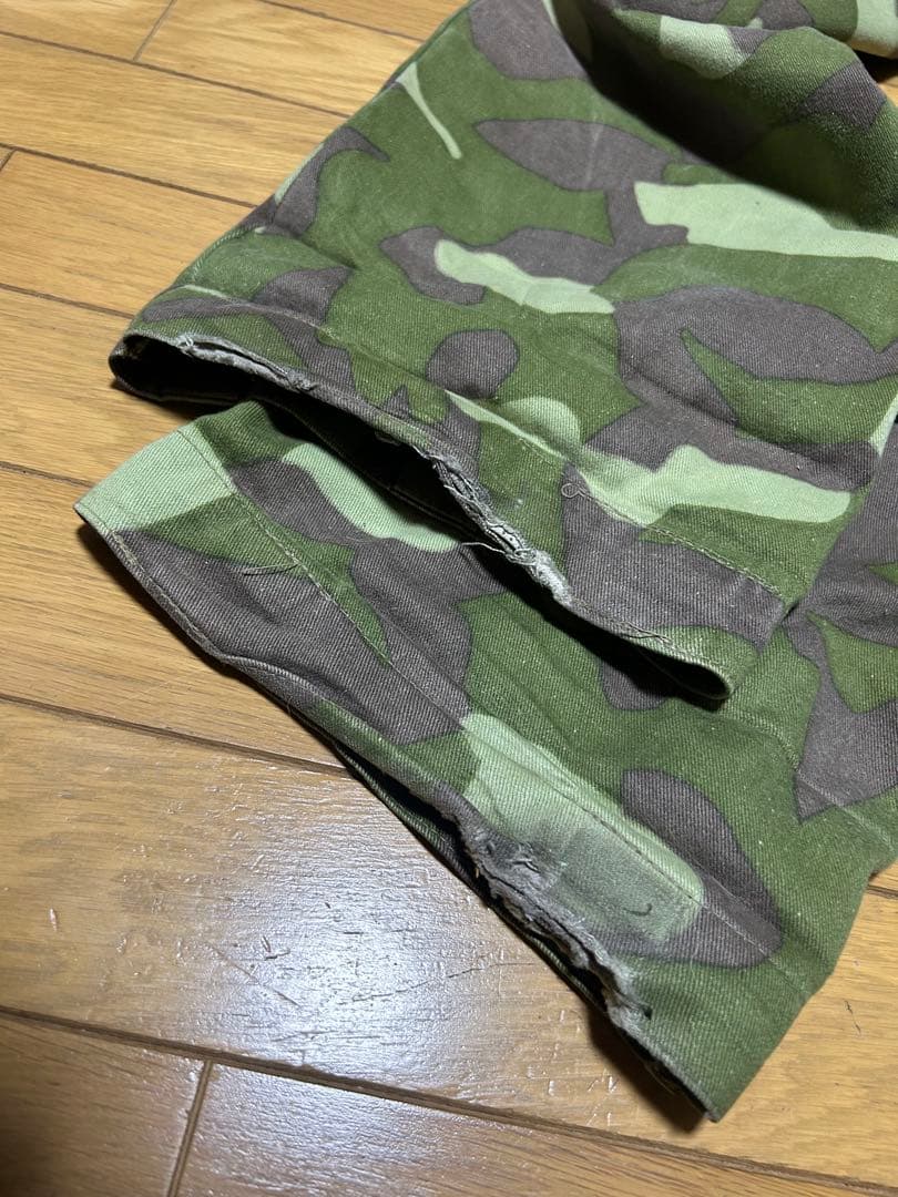 60s 実物フィンランド軍M62リバーシブルオーバーカーゴパンツ