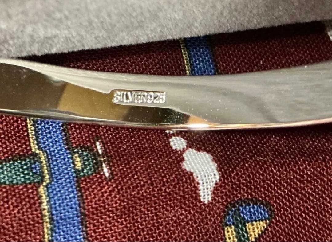 真言宗総本山伝燈 【真如苑しんにょえん】 仏法輪（輪宝）刻印〈銀925〉バングル