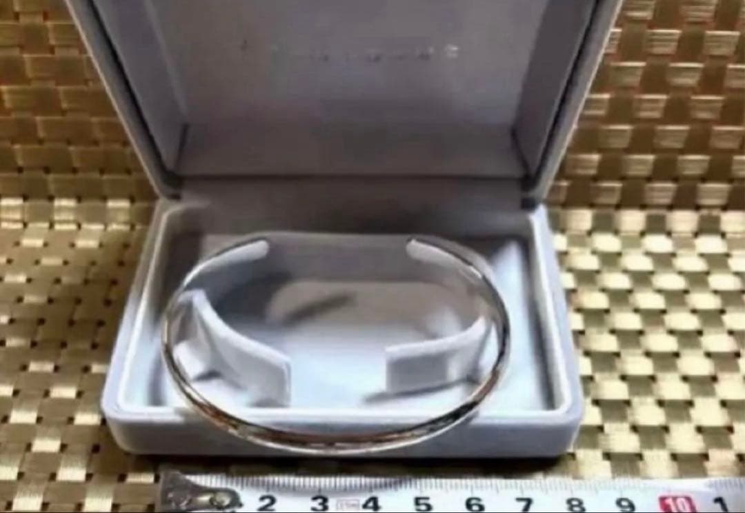 真言宗総本山伝燈 【真如苑しんにょえん】 仏法輪（輪宝）刻印〈銀925〉バングル