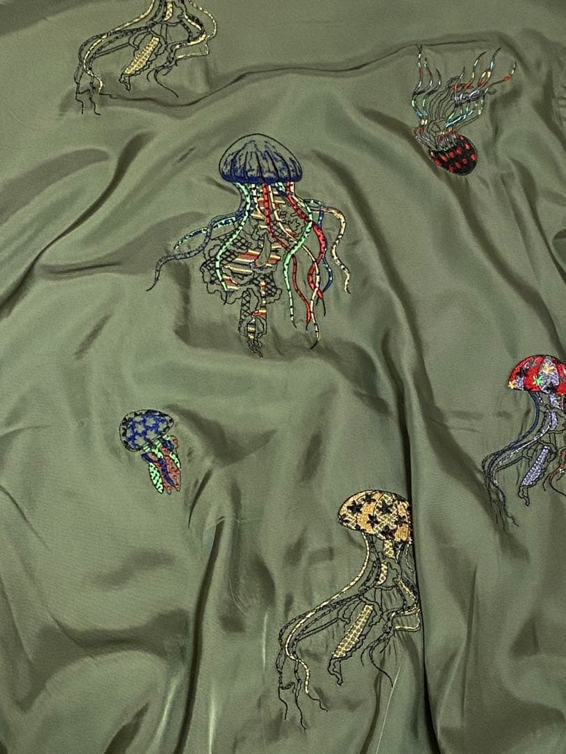 Scolar/スカラー　クラゲ刺繍　ブルゾン　Mサイズ