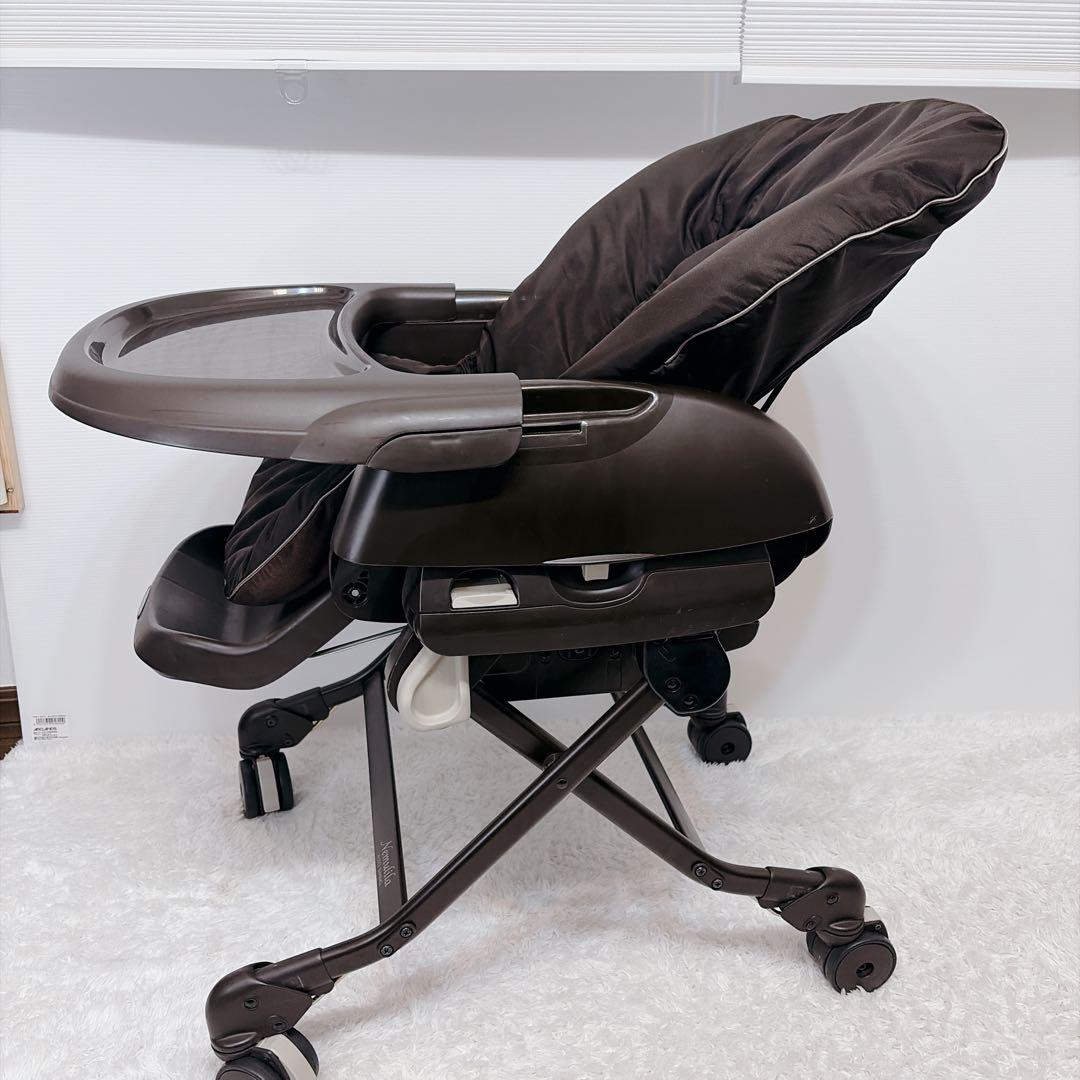 美品 CombiネムリラAT BEDi ハイローチェア オートスイング 電動