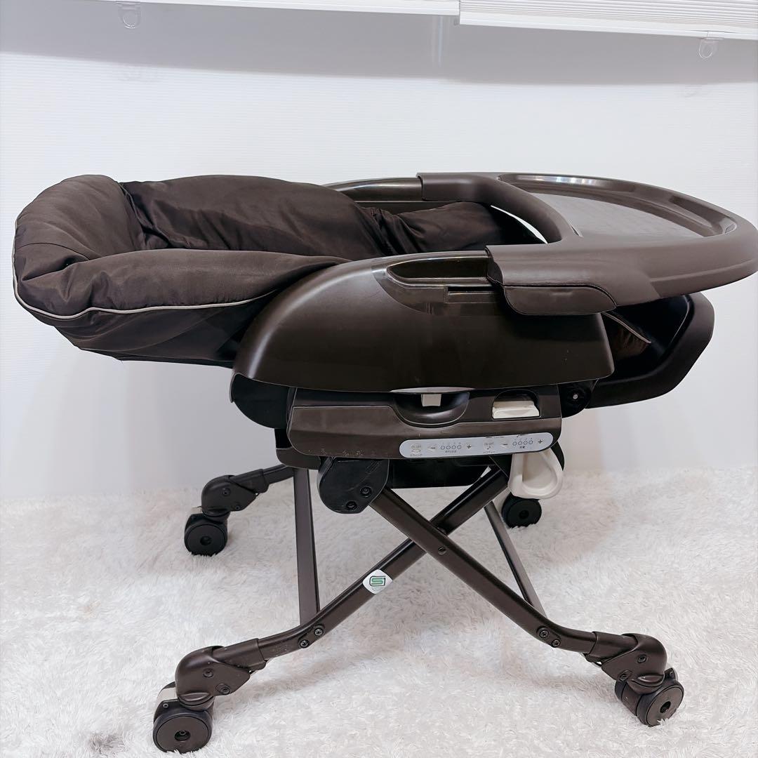 美品 CombiネムリラAT BEDi ハイローチェア オートスイング 電動