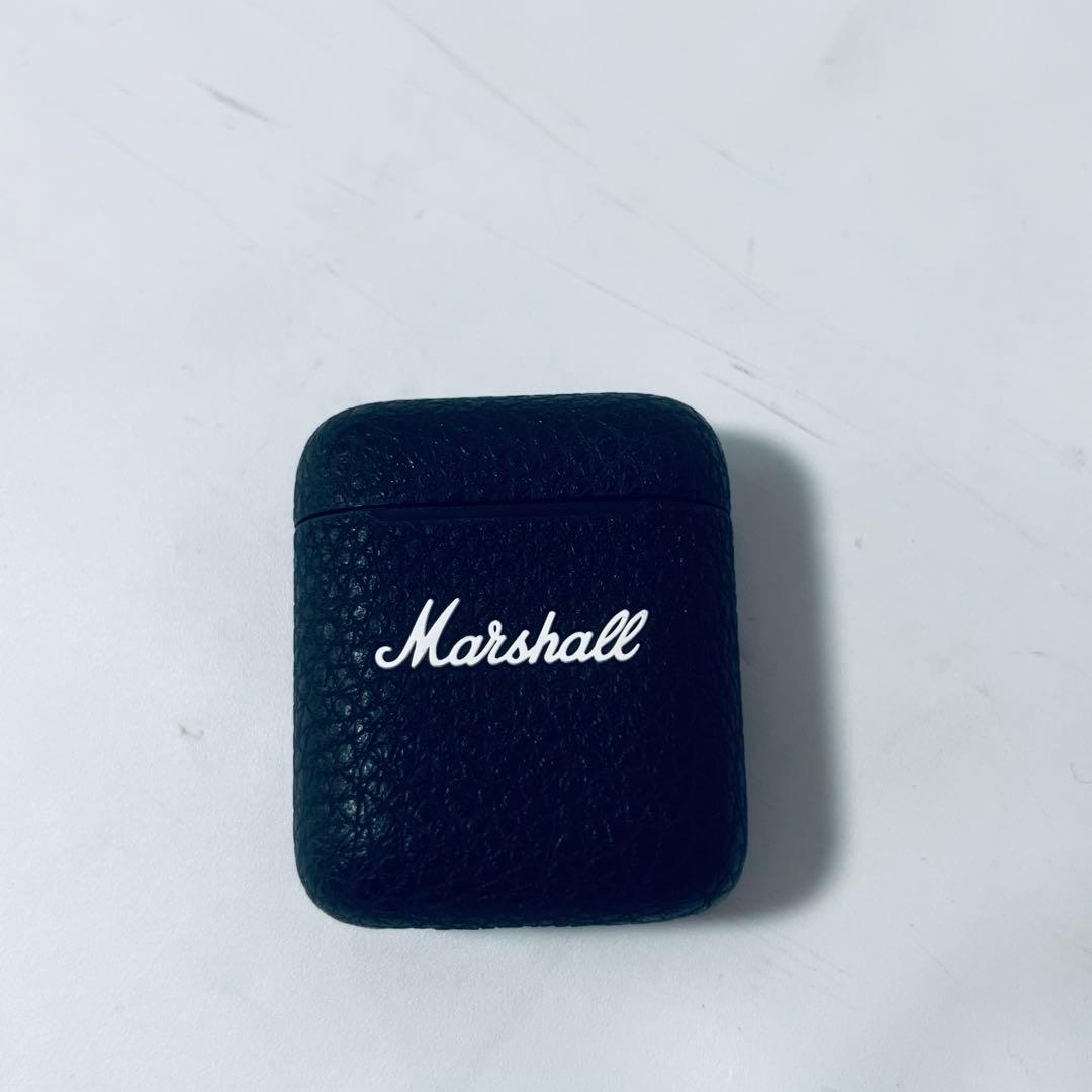 【美品】Marshall ワイヤレスイヤホン ブラック 動作確認ＯＫ