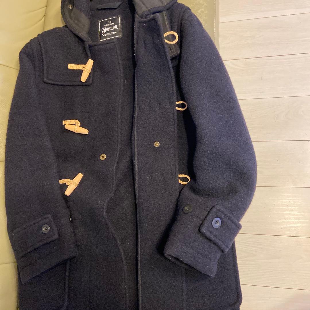 値下げ！gloverall monty xs ネイビー　替ボタン、トグル付