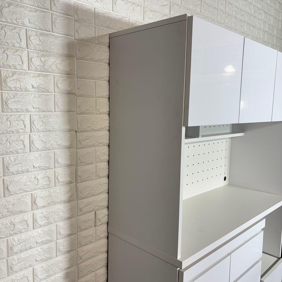 LOWYA ロウヤ カップボード キッチンボード 幅120 収納家具 B127