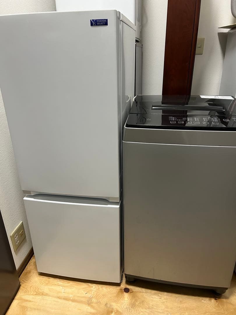 福岡市配送設置無料　156L冷蔵庫、洗濯機セット
