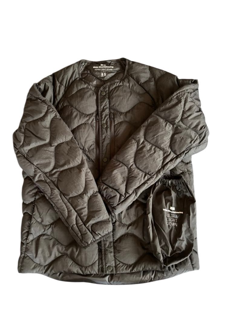 【美品】ユニクロ ウルトラライトダウンジャケット 3Dカット 黒 Lサイズ