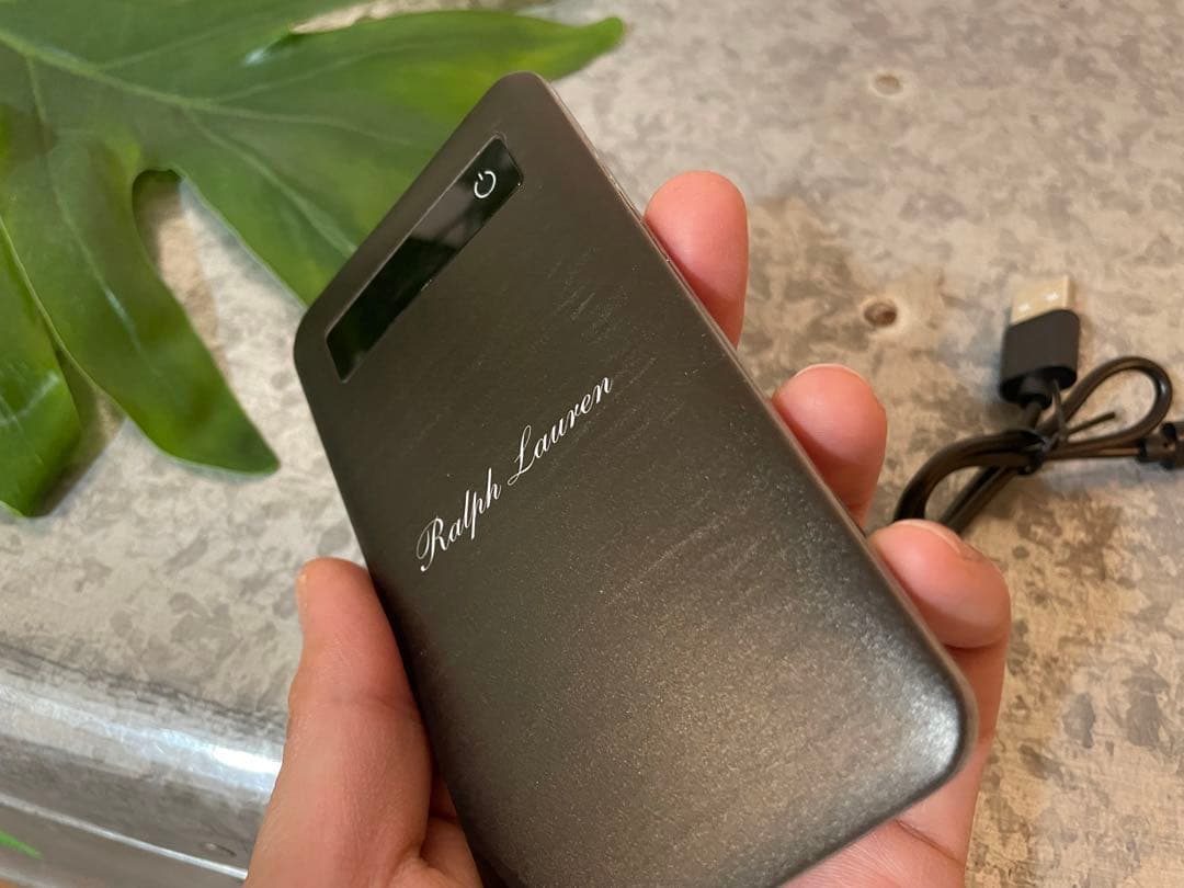 【新品未使用】美品 ラルフローレン　ポータブル充電器