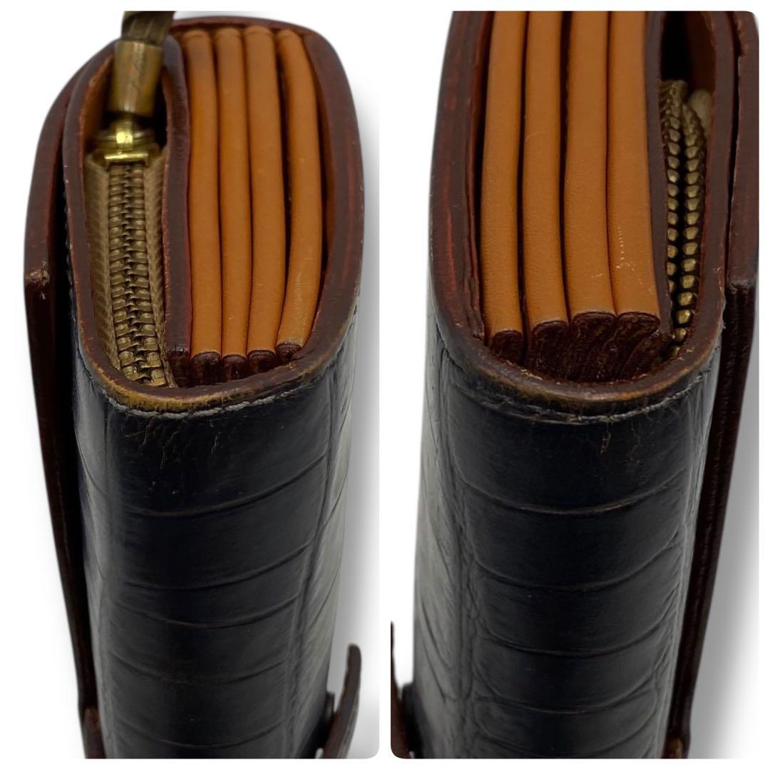 美品 Felisi フェリージ コロコロ 3005 レザー メンズ 長財布 財布