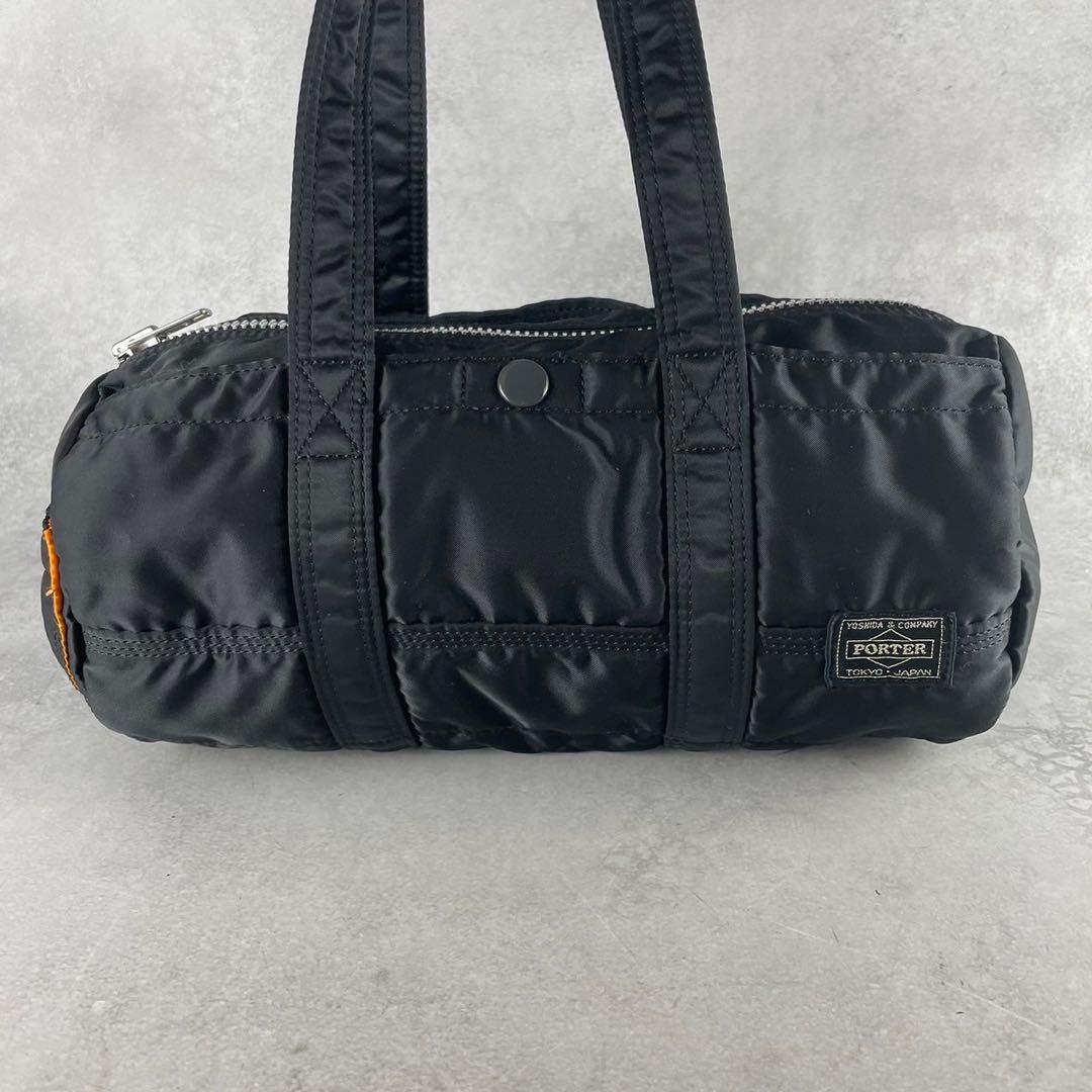 極美品✨ PORTER ポーター タンカー ミニボストンバッグ ブラック 黒