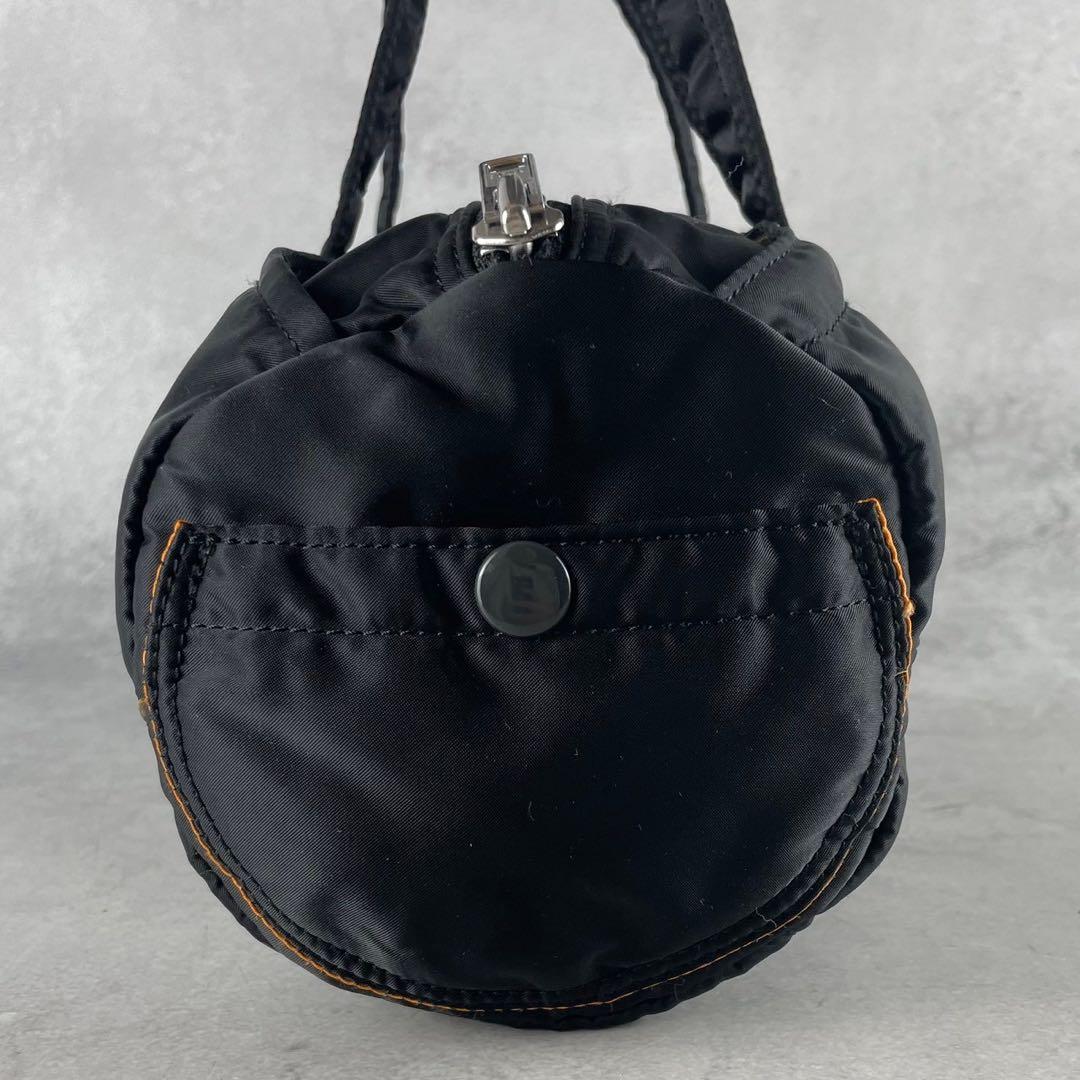 極美品✨ PORTER ポーター タンカー ミニボストンバッグ ブラック 黒