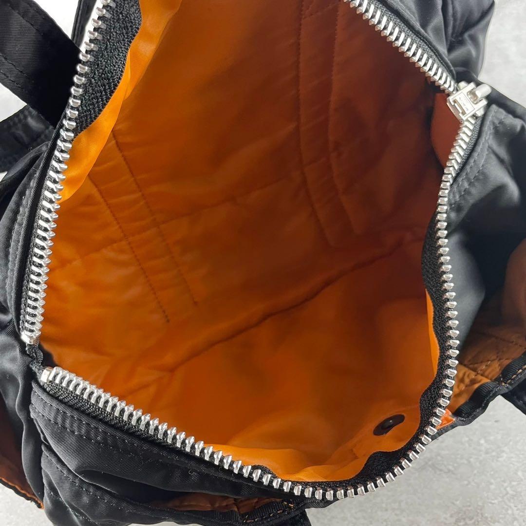 極美品✨ PORTER ポーター タンカー ミニボストンバッグ ブラック 黒