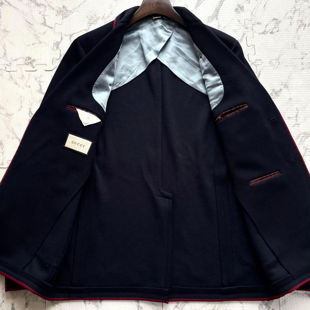 極美品✨20ss GUCCI パルマ シングルブレスト ジャケット 金ボタン