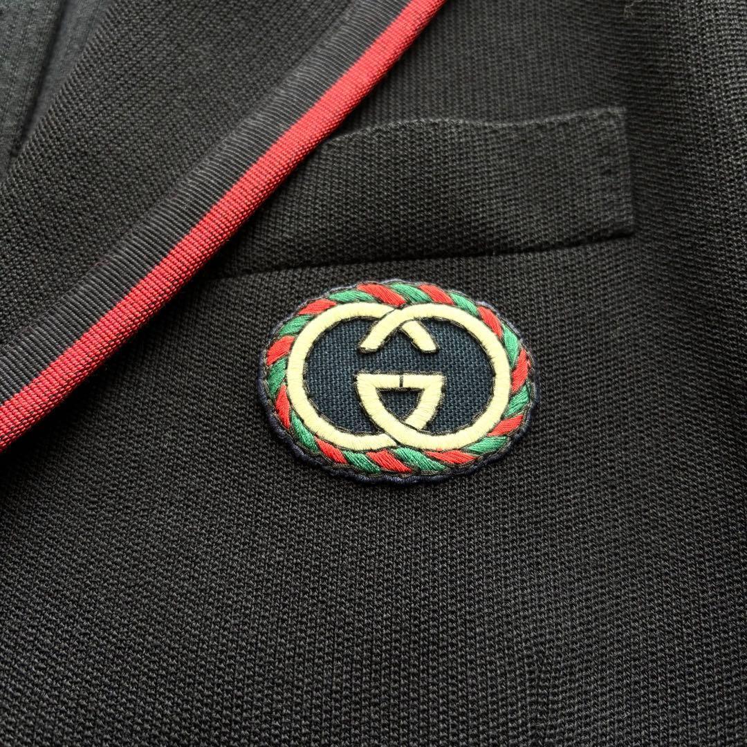 極美品✨20ss GUCCI パルマ シングルブレスト ジャケット 金ボタン