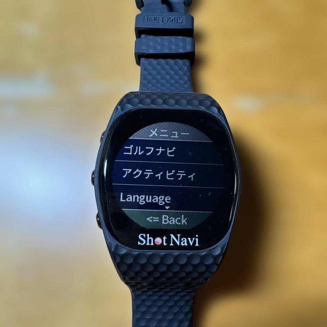 Shot Navi INFINITY Touch 2024年 モデル　ブラック