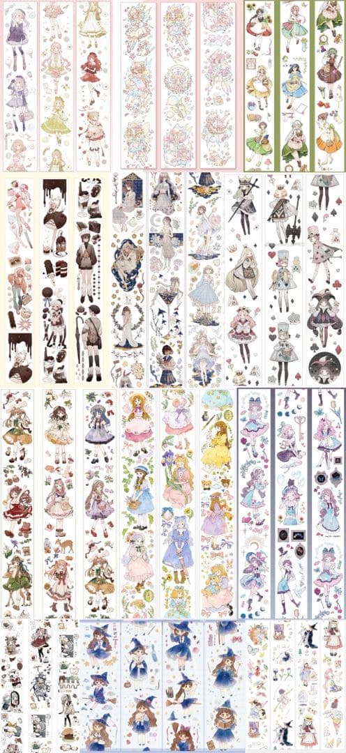 雪**様 マスキングテープ 人物マステ 新品未使用 まとめ売り 12個セット