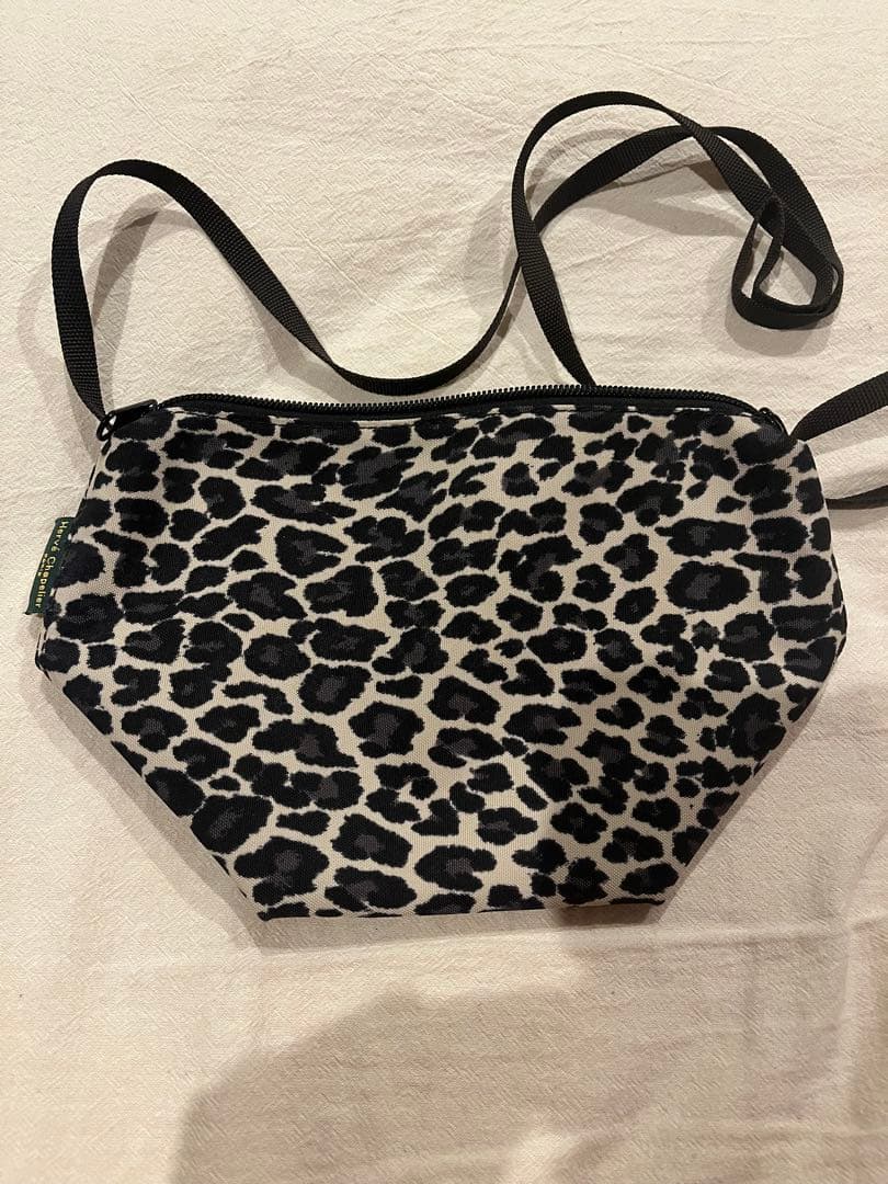 値下げしましたHervé Chapelier ヒョウ柄ショルダーバッグ