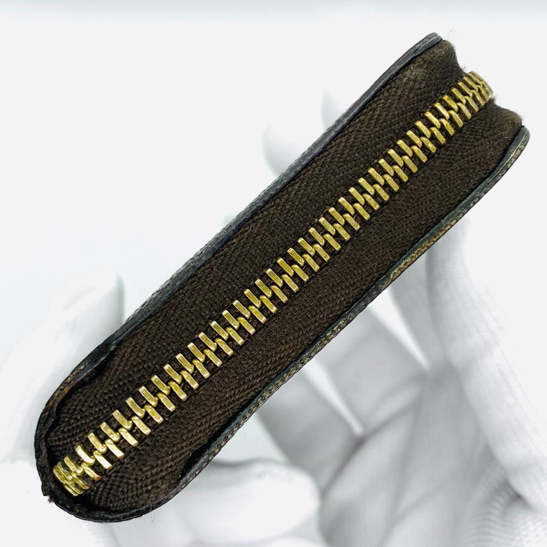 正規品 美品 ルイヴィトン モノグラム ジッピー パース SN4038