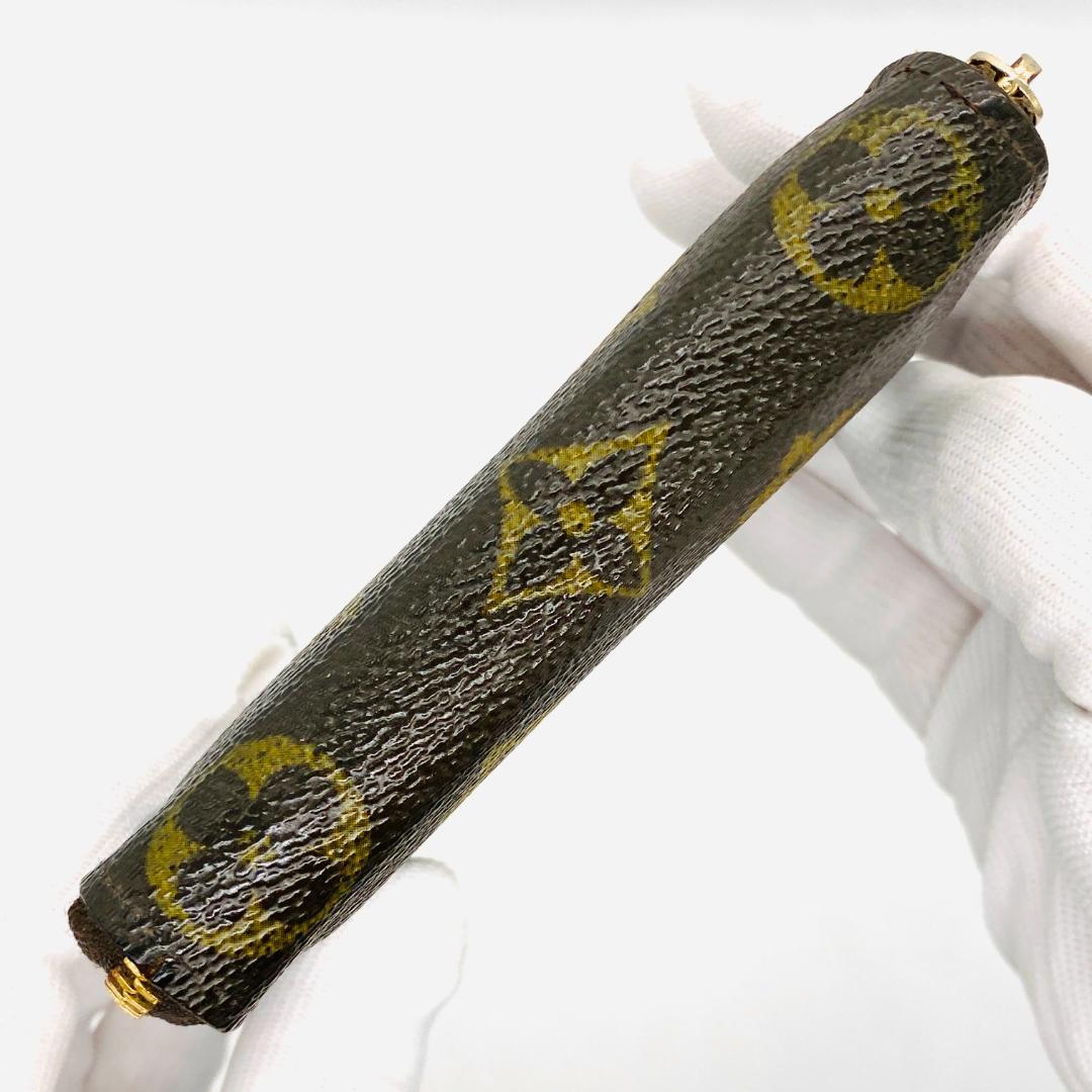 正規品 美品 ルイヴィトン モノグラム ジッピー パース SN4038