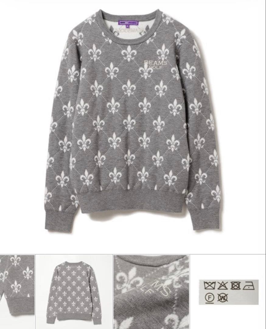 美品✨BEAMSゴルフウェア　トレーナーMサイズ