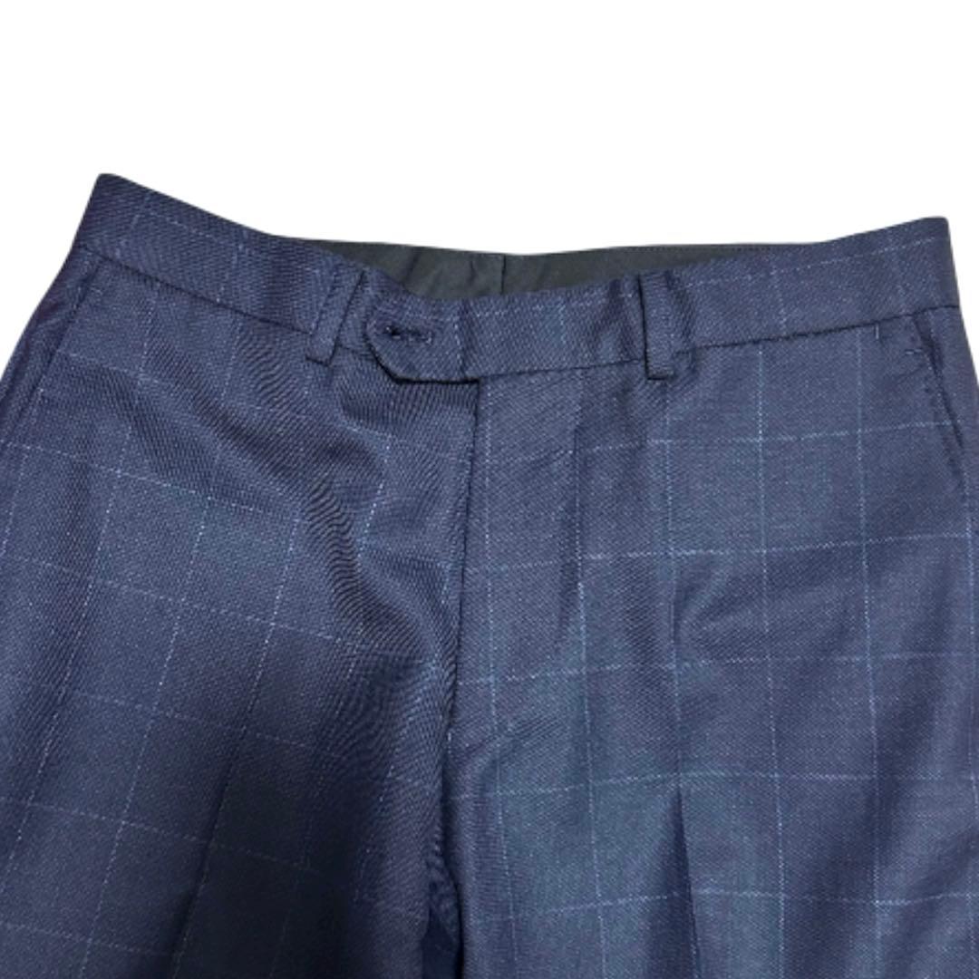 極美品 エディフィス ロロピアーナ ジレンダー セットアップ スーツ M 紺