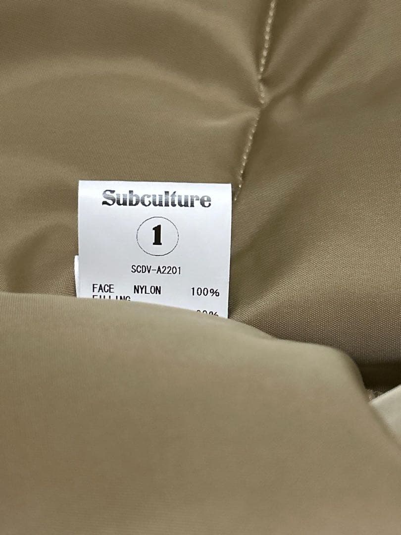 サブカルチャー　ダウンベスト　2着セット