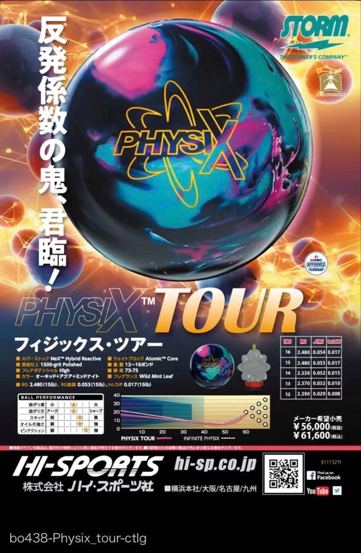 ストーム　フィジックスツアー15p