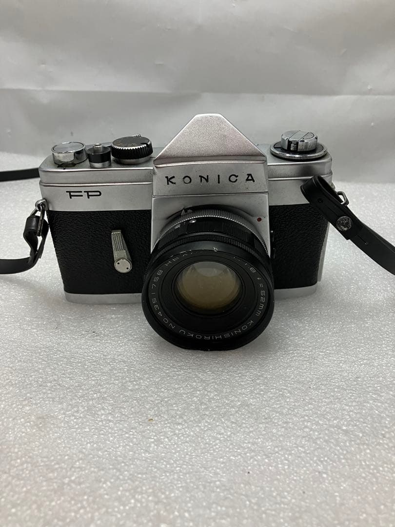 A21)konica fp+hexanonレンズ 希少品　シャッター動作確認済み