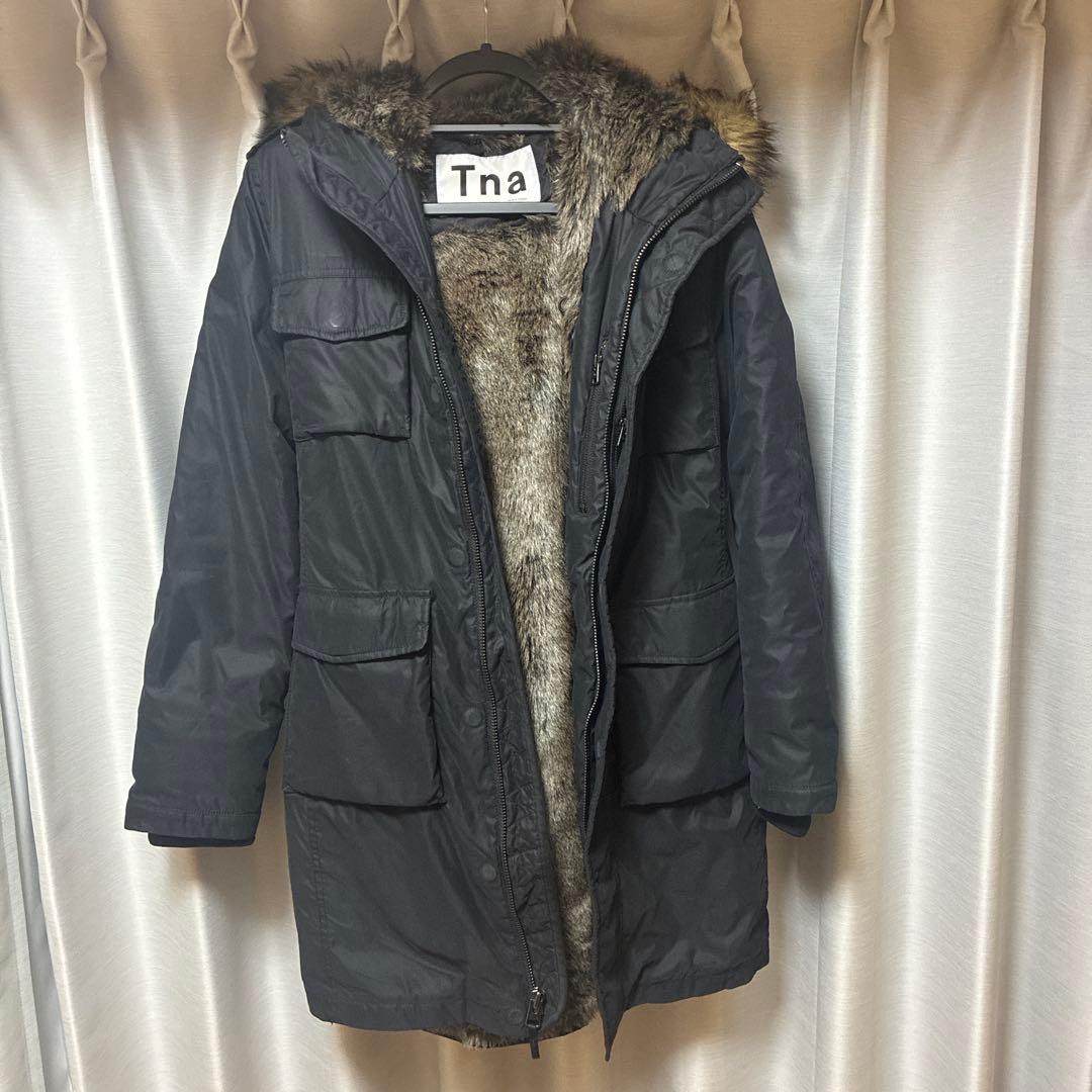 【極寒対応】・カナダ　トロントにて購入　Tna ブラック モッズコートM